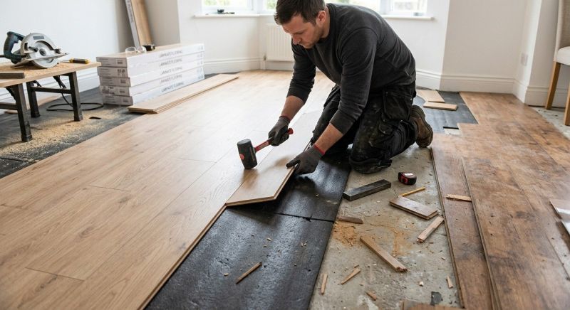 Laminate Floor Installation in Saline, MI