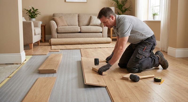 Laminate Floor Installation in Trenton, MI