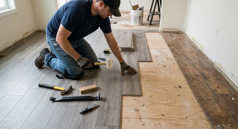 Laminate Floor Installation in Walled Lake, MI