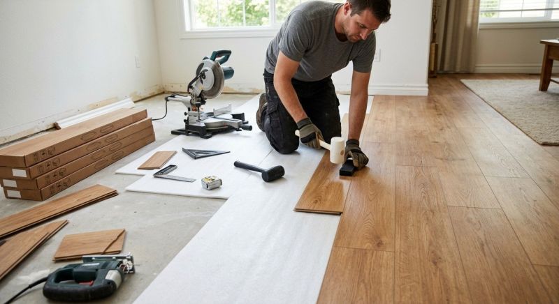 Laminate Floor Replacement in Dearborn Heights, MI
