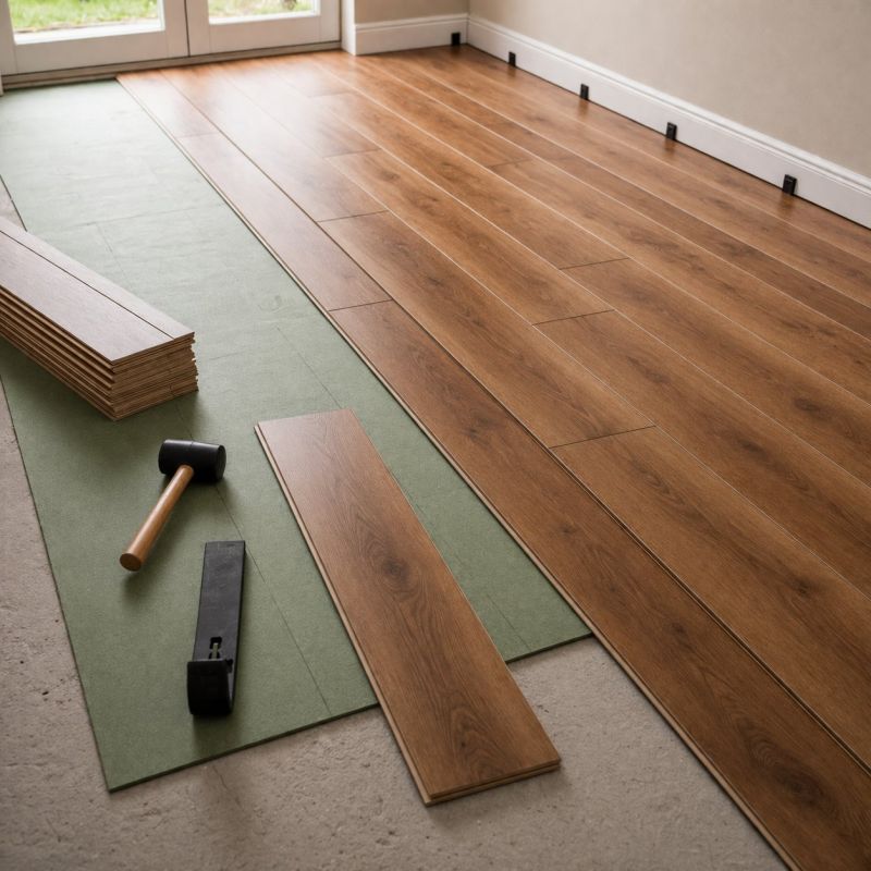 Laminate Floor Replacement in Dexter, MI