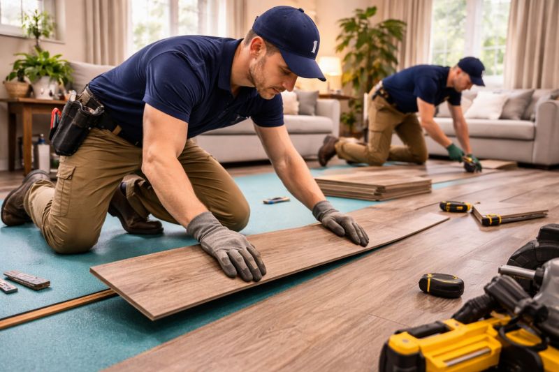Laminate Floor Replacement in Romulus, MI