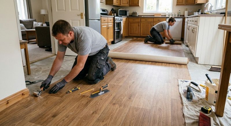 Linoleum Floor Installation in Ypsilanti, MI