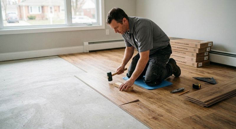 Linoleum Floor Installation in Novi, MI