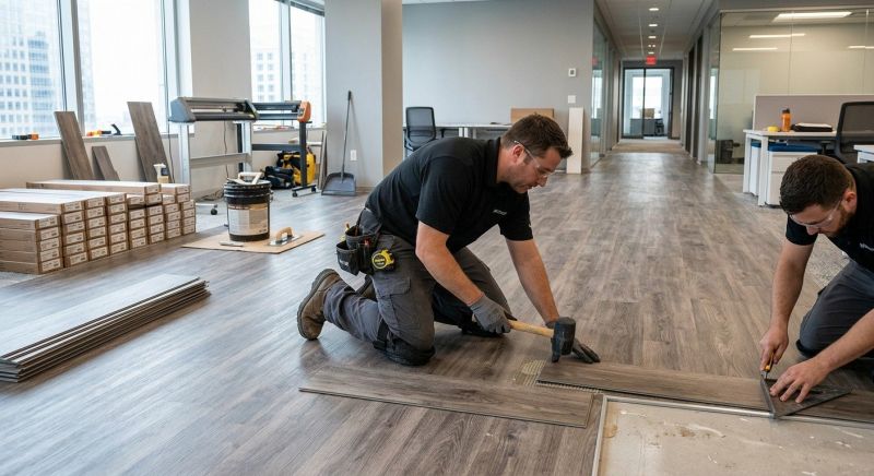 Linoleum Floor Installation in Trenton, MI