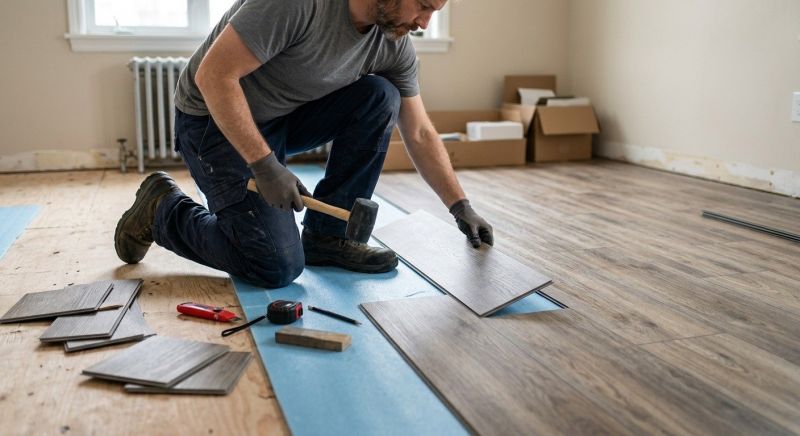 Linoleum Floor Installation in Wayne, MI