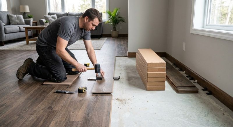 Luxury Vinyl Tile Installation in Carleton, MI