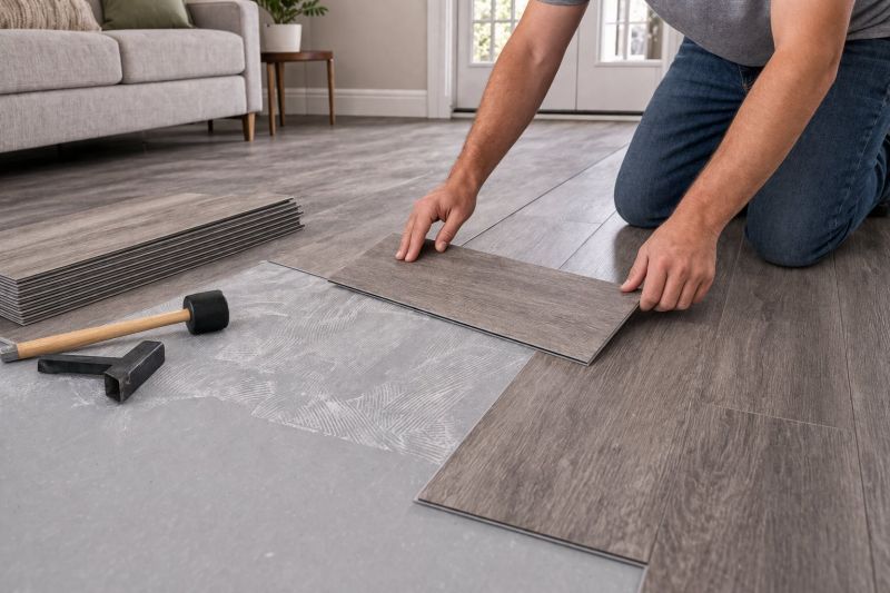 Luxury Vinyl Tile Installation in Carleton, MI