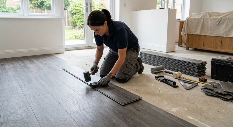Luxury Vinyl Tile Installation in Ida, MI