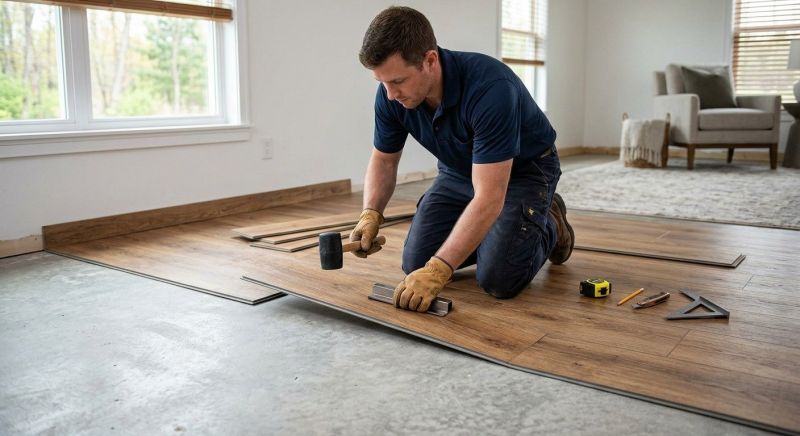 Luxury Vinyl Tile Installation in Milan, MI