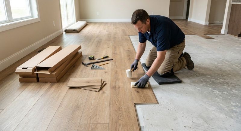 Lvt Flooring Installation in Ida, MI