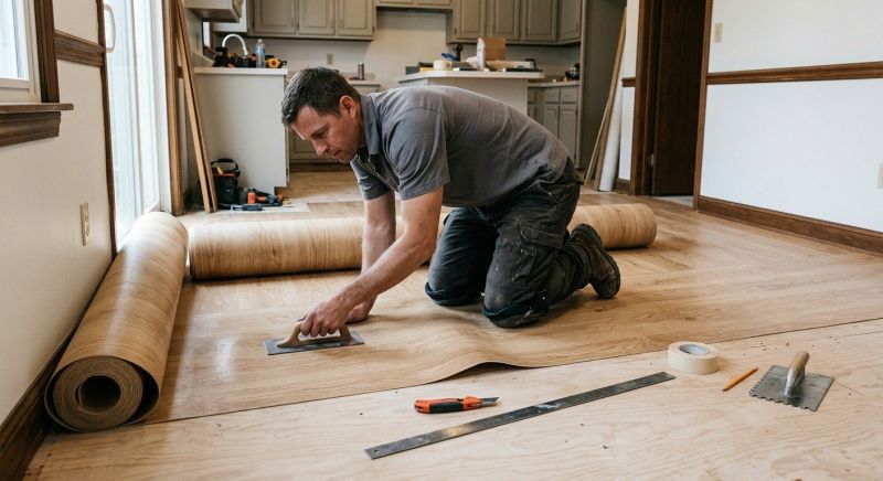 Sheet Flooring Installation in Ann Arbor, MI