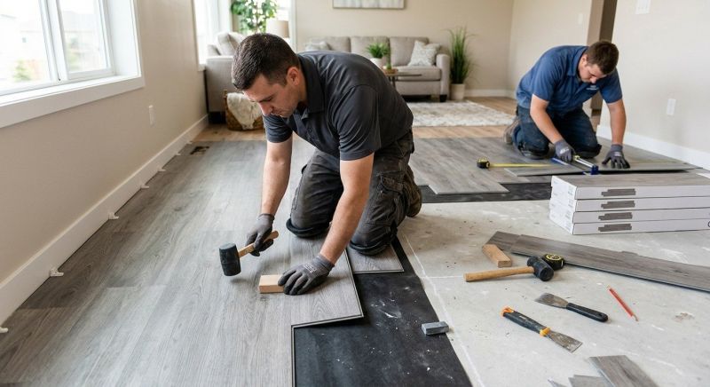 Vinyl Flooring Installation in Carleton, MI
