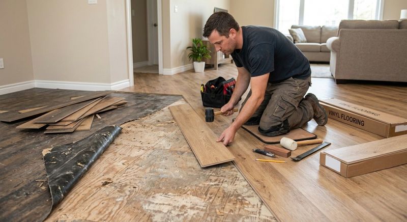 Vinyl Flooring Installation in Ypsilanti, MI