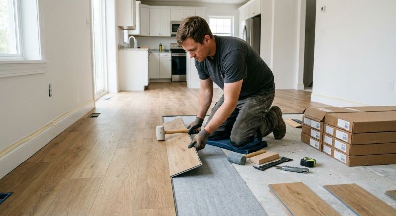Vinyl Plank Floor Installation in Ypsilanti, MI